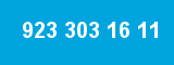 923 303 16 11 923 303 16 11